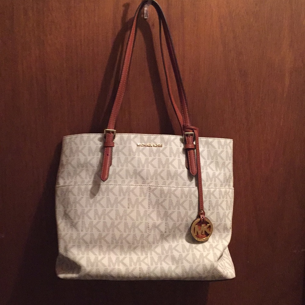 Michael Korse Jet Set Signature Tote Bag